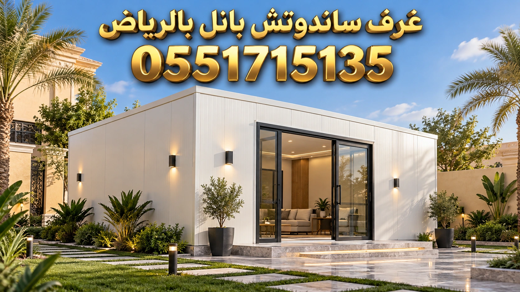 غرف ساندوتش بانل بالرياض للمنازل والأسطح