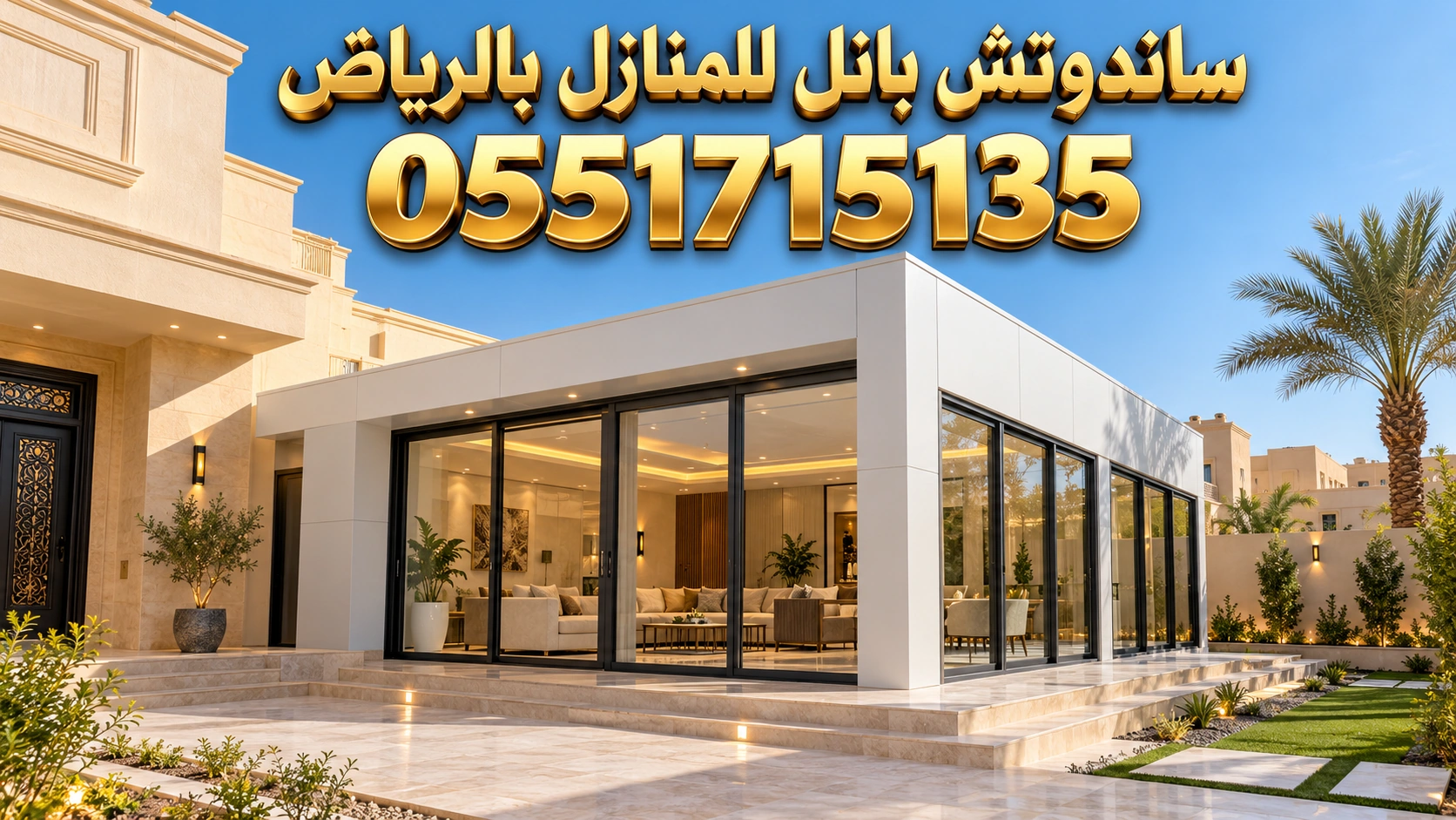 ساندوتش بانل للمنازل بالرياض وتوسعة الغرف
