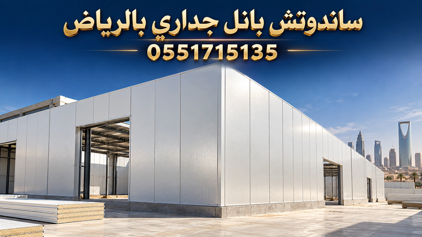 ساندوتش بانل جداري بالرياض للقواطع والحوائط