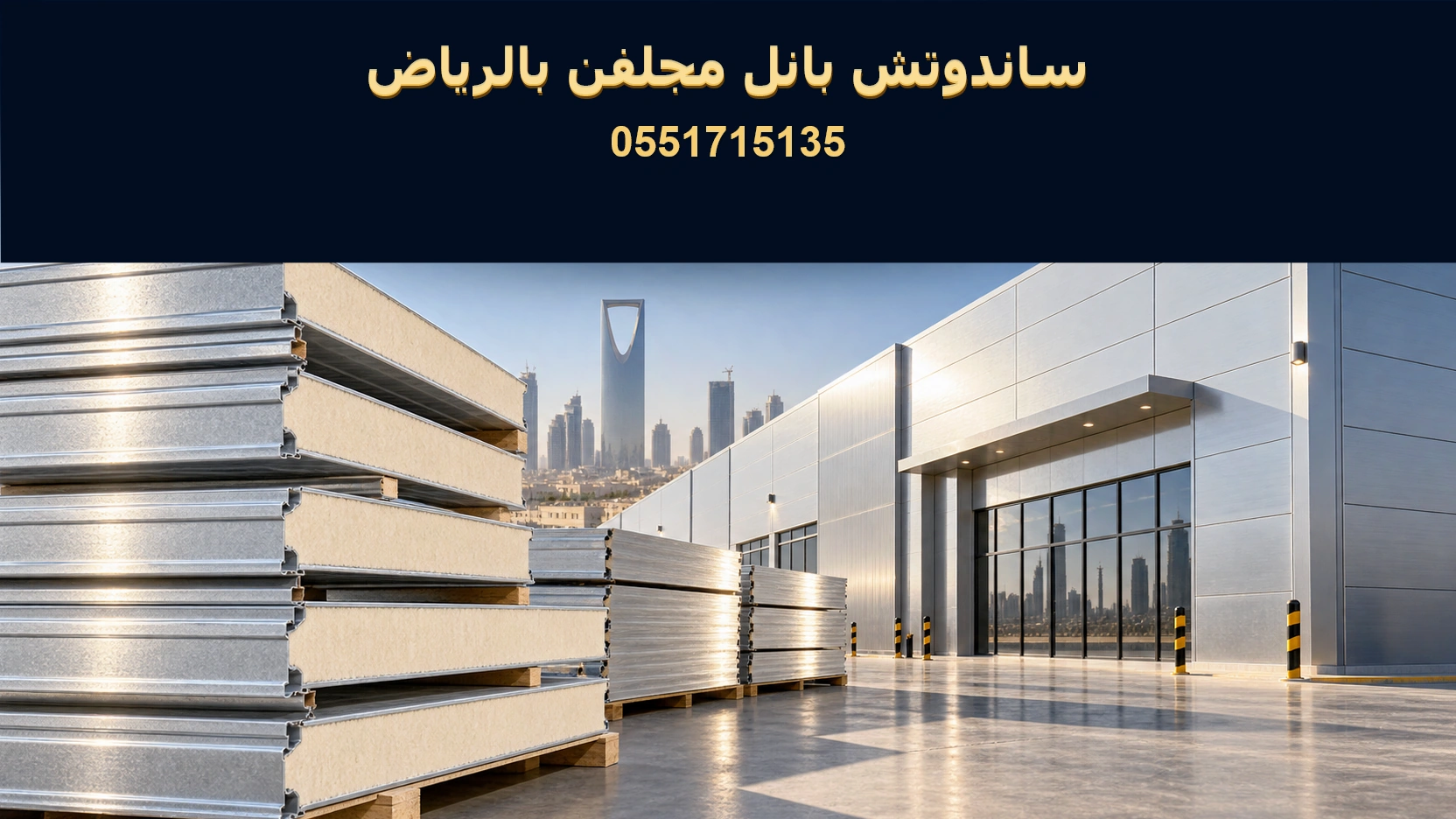 ساندوتش بانل مجلفن بالرياض مقاوم للصدأ