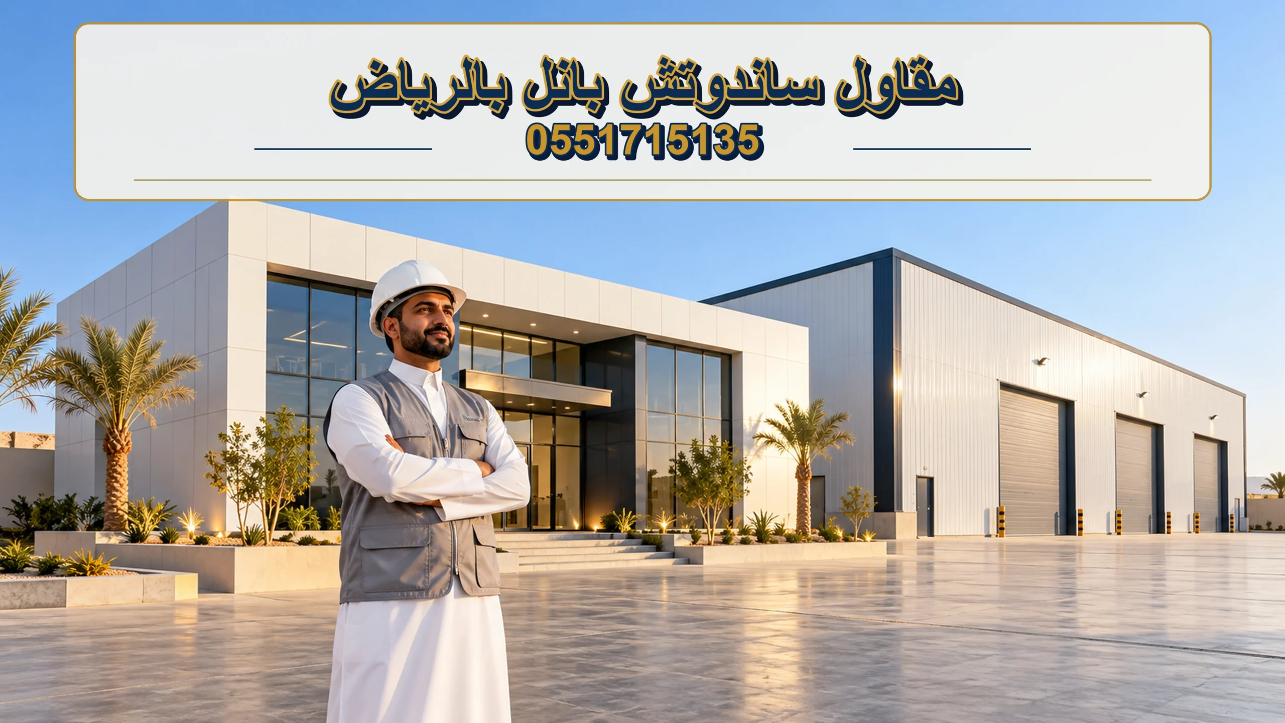 مقاول ساندوتش بانل بالرياض معتمد وذو خبرة