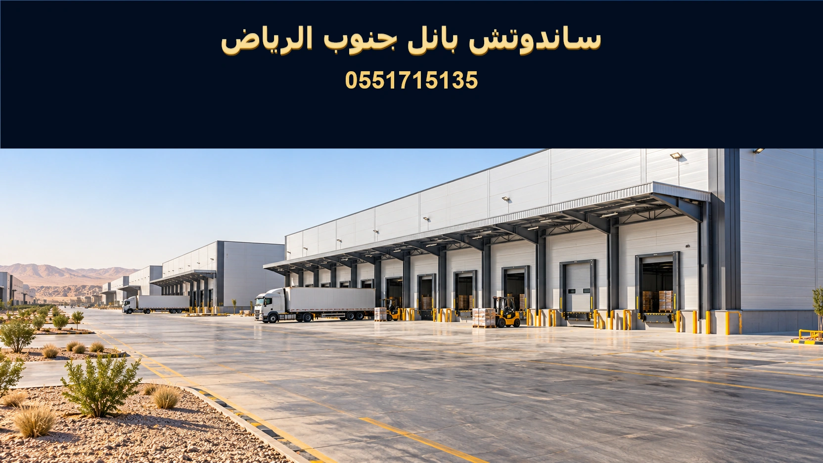 ساندوتش بانل جنوب الرياض للمستودعات والمصانع